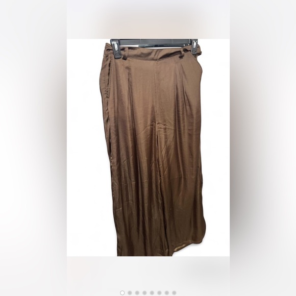 American Eagle Outfitters Brown Satin Pants NWT - Picture 8 of 8